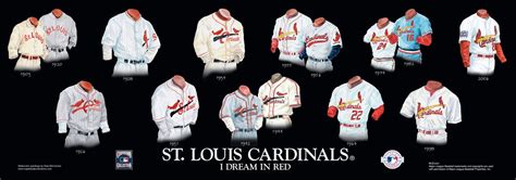 st louis cardinals uniform history